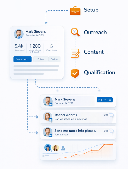 LinkedIn business growth system
